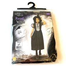 WITCHES WIZARDS New Girls Extra Small 3-4 Regal Witch Childs Costume RW4