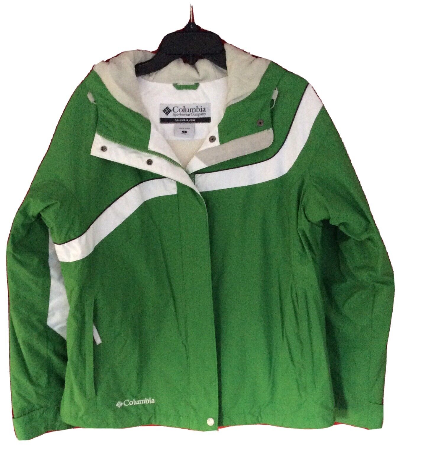 mens Lined  columbia Windbreaker jacket large - image 1