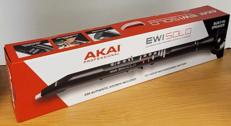 New Akai Professional EWI Solo Electronic Wind Instrument with