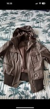 Autograph Leather Biker Jacket Size Medium!