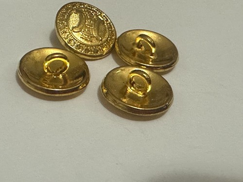 5 ORIGINAL VINTAGE CELINE PARIS BUTTONS GOLD, TRIOMPHE LOGO COUTURE 80s RARE FAB - Picture 8 of 19