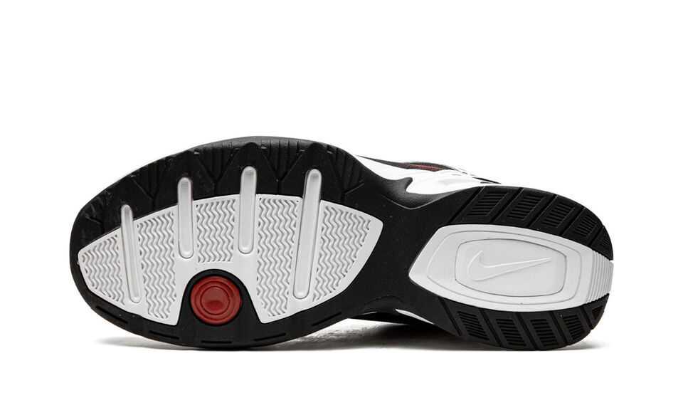 Nike Air Monarch IV (4E) Width White/Black/Red Men's Sz13 Shoes
