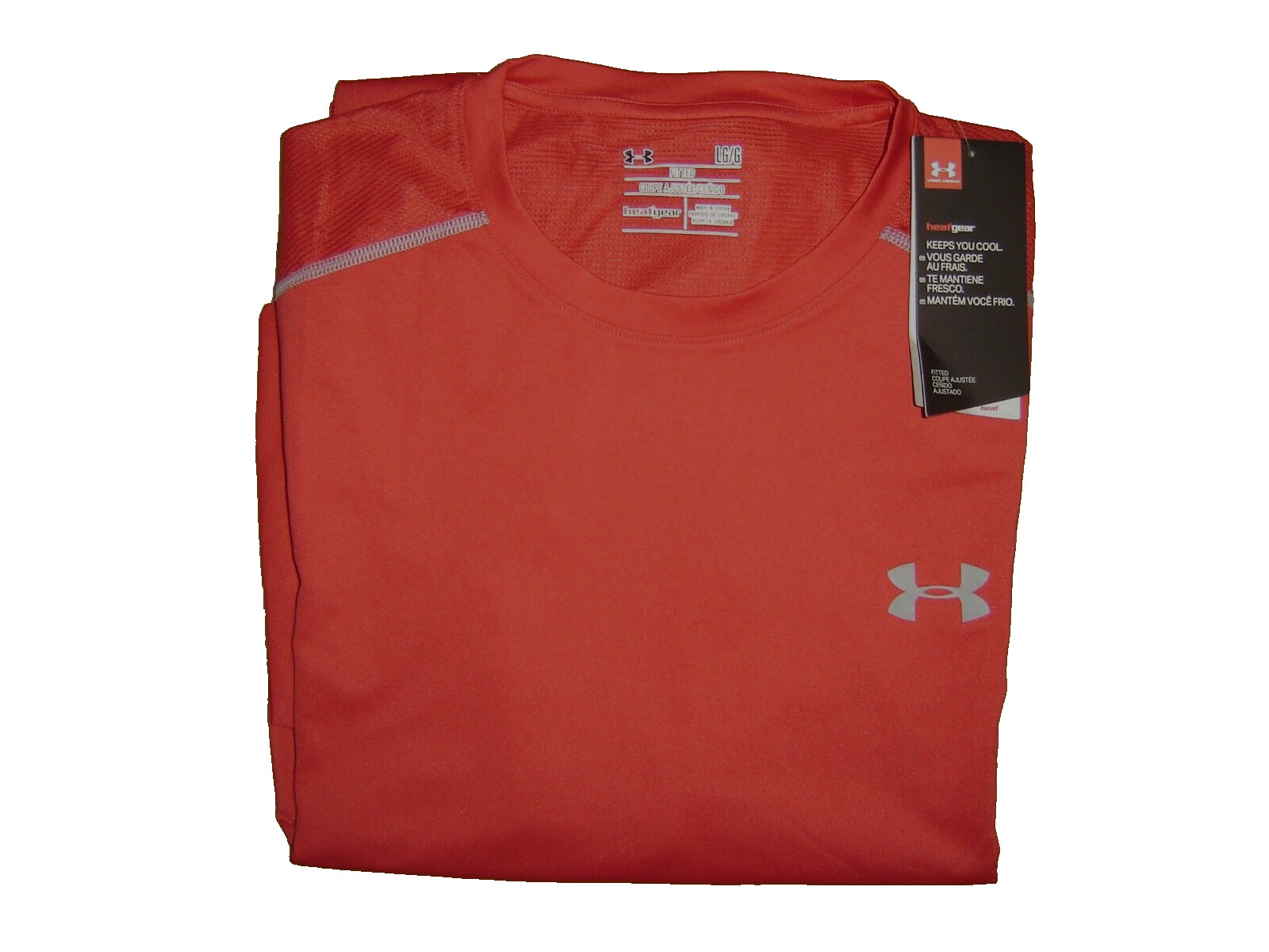 NWT Under Armour Heat Gear Shirt Short Sleeve Style 1257466