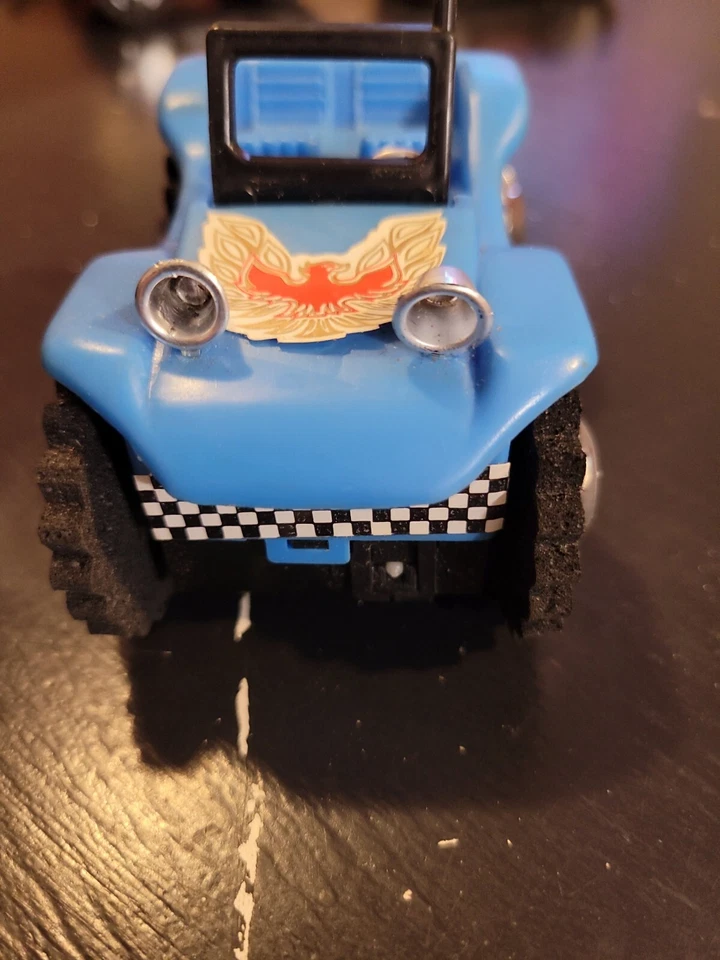 Buggy Climbing Tumble Car Rugged Off-road Tires w/ firebird logo vntg toy - Image 3 of 4