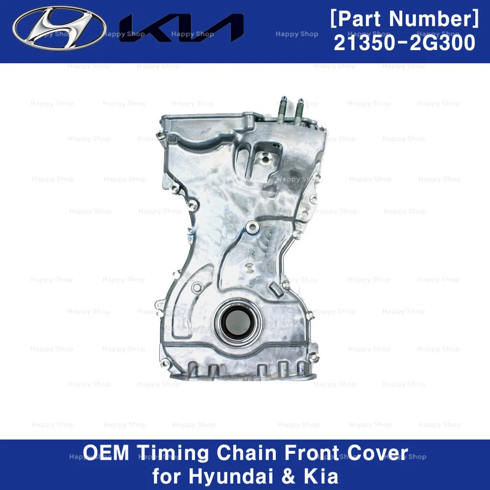 Cubierta delantera de cadena de distribución OEM NUEVA 213502G300 para Hyundai Santa Fe 2013-2016 Foto 3 de 3