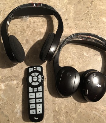 Headset & Remote For Chrysler Town & Country Van