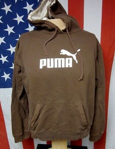 brown puma hoodie
