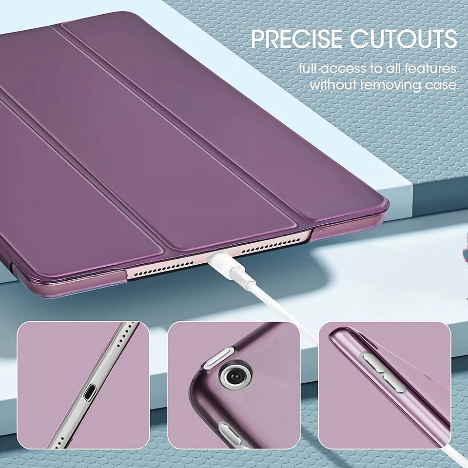 iPad 10th 9th 8th 7th 6th 5th Gen case Air 4th 3 Mini 6 flip smart Stand Cover - Image 3 of 4