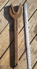 VINTAGE JUMBO 24" LONG J.H.WILLIAMS & Co. No. 4 1/2 BULL DOG ALLIGATOR WRENCH 