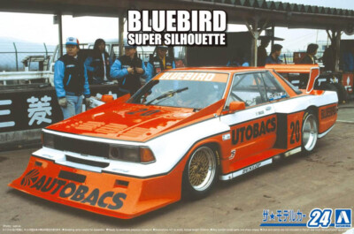 Nissan KY910 Bluebird Super Silhouette AUTOBACS 1:24 Model Kit Aoshima 063644