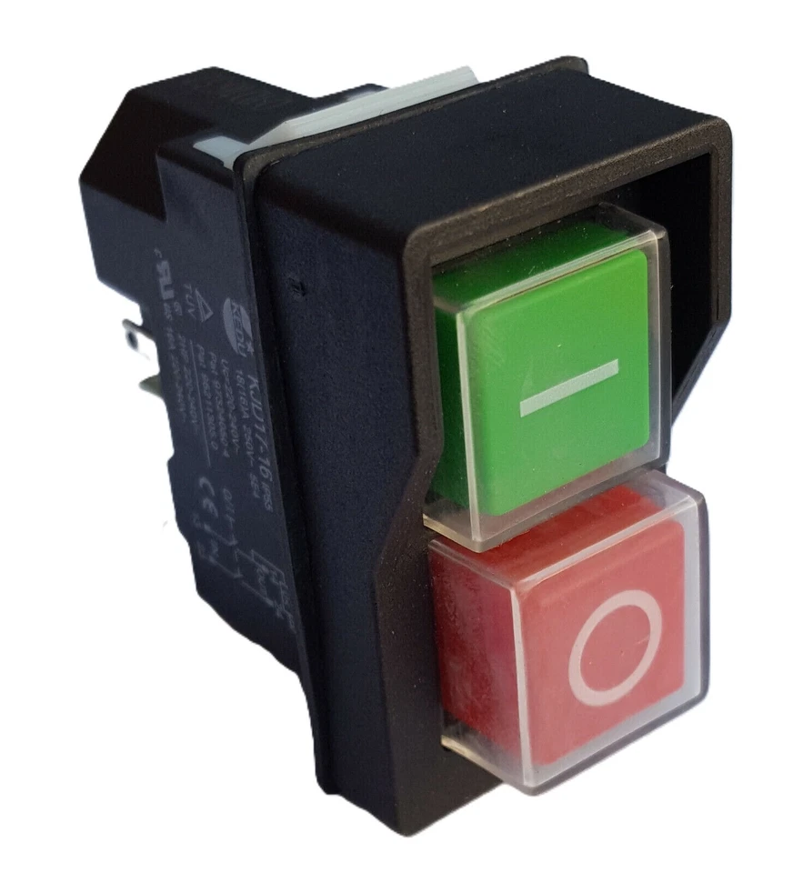 Schalter Ersatzschalter passend für ASGATEC EH 2500  Gartenhäcksler Häcksler - Bild 2 von 2