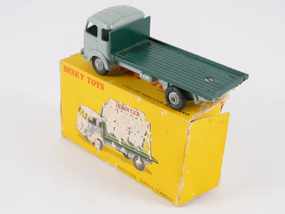 Dinky Toys F Nr. 33 C Lkw Simca Cargo Miroitier Saint Gobain In Box - Bild 4 von 4