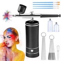 Airbrush Set Mit Kompressor Kabellose Airbrush Kit Spritzpistole Airbrushpistole