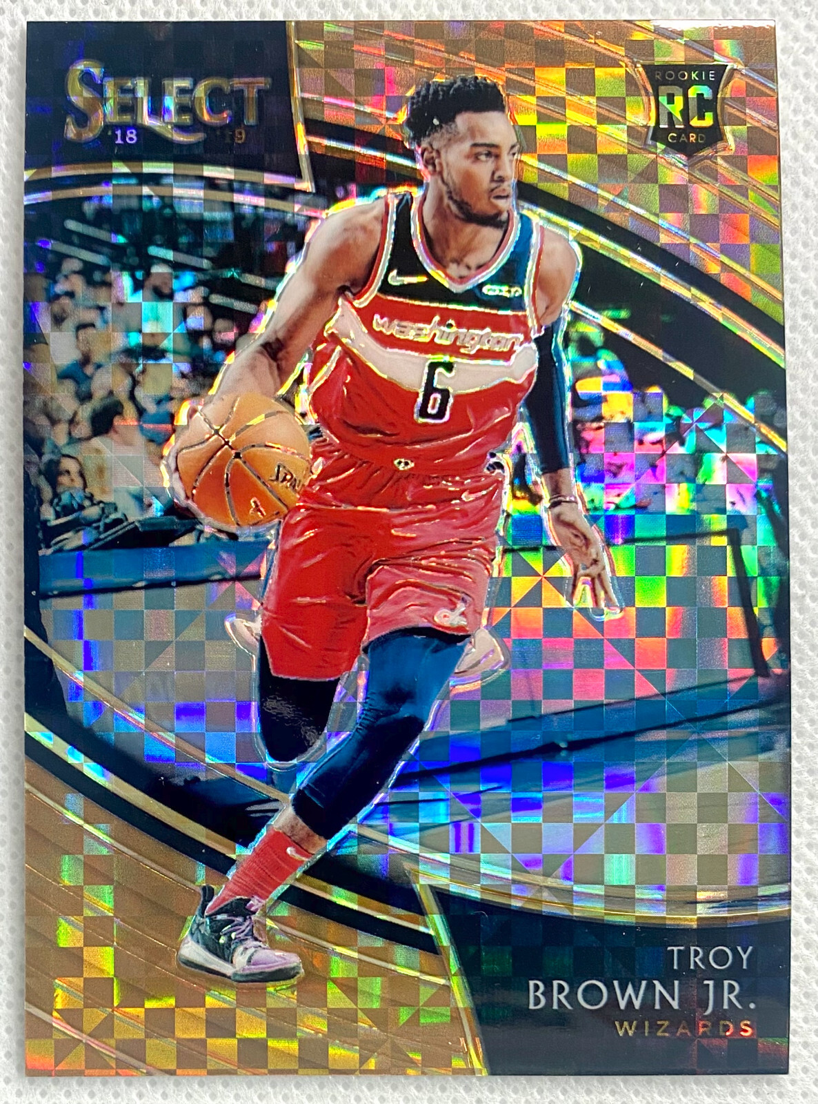 2018-19 Panini Select Troy Brown Jr. Rookie Card RC Courtside Copper Prizm /60