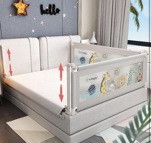 EAQ Bed Rails Bed Guard For Toddlers-Multi Gear Adjustable Height 200cm - Picture 6 of 7