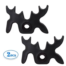 2 Pack Billiard Pool Cue Stick Slip-On Moosehead Bridge Head