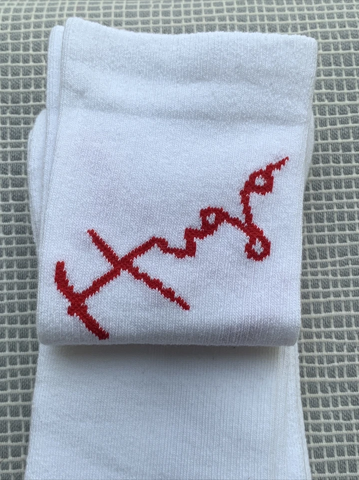 New with Tags Authentic Hugo Boss Logo Tennis Socks White 2 pairs Large - Image 2 of 4