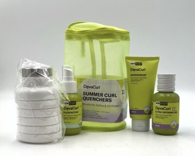 DevaCurl Summer Curl Quenchers(Moisturize,Define & UV Protect) Set
