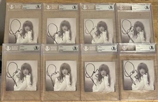 Signed TAYLOR SWIFT Autographed TTPD Tortured Poet & HEART Photo BAS Beckett COA