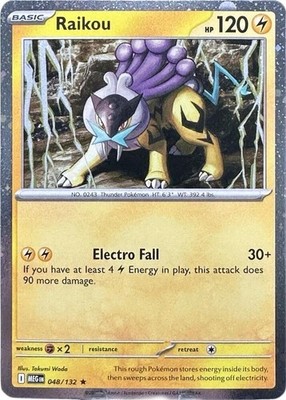 Raikou - (Cosmos Holo) Promo Holo ME01: Mega Evolution 048/132 NM