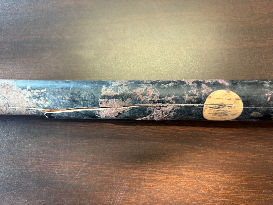 SAN DIEGO PADRES JOSE IGLESIAS 2025 Game Used Cracked Marucci Bat LONGTIME MLB - Image 4 of 4