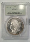 1881-S PCGS MS64PL OGH MORGAN DOLLAR OLD GREEN HOLDER PROOFLIKE LOOKS DMPL