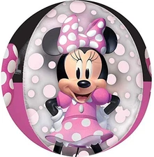 Anagram Minnie Mouse Forever Clear Orbz Balloon