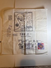 BSA Camp Comer Alabama Neckerchief Map 14”x14”