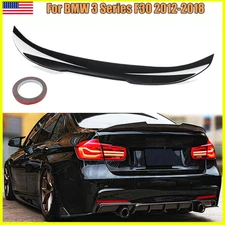 Rear Spoiler For 2012-2018 BMW F30 3 Series Sedan 4 Door PSM Style Glossy Black