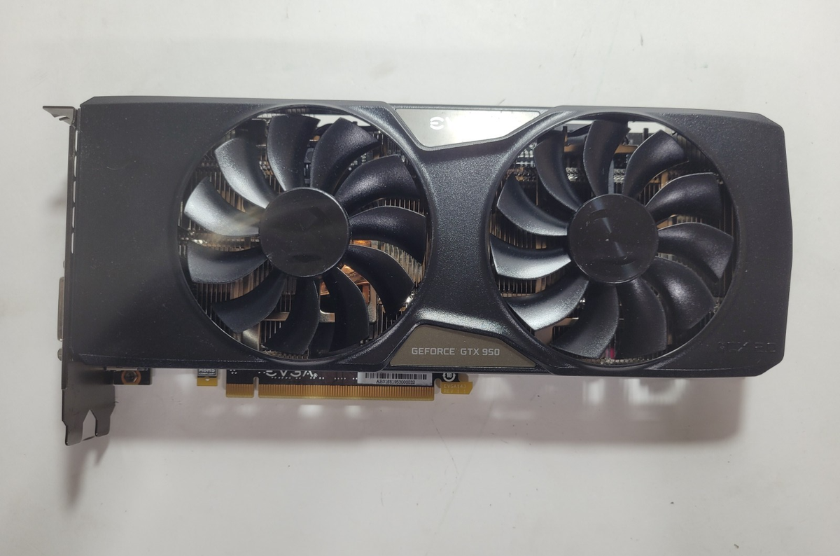 EVGA GeForce GTX 950 2GB GDDR5 DP HDMI DVI Desktop Graphics Card #0224