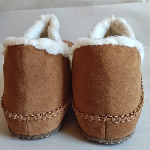 Sorel Manawan II Shoes Mens Size 12 Elk Brown Suede Slippers Fleece Lined NM3477 - Picture 8 of 15