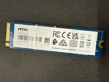 MSI M450 1TB M.2 NVMe Gen 4.0 x4 PCIe SSD 2280mm