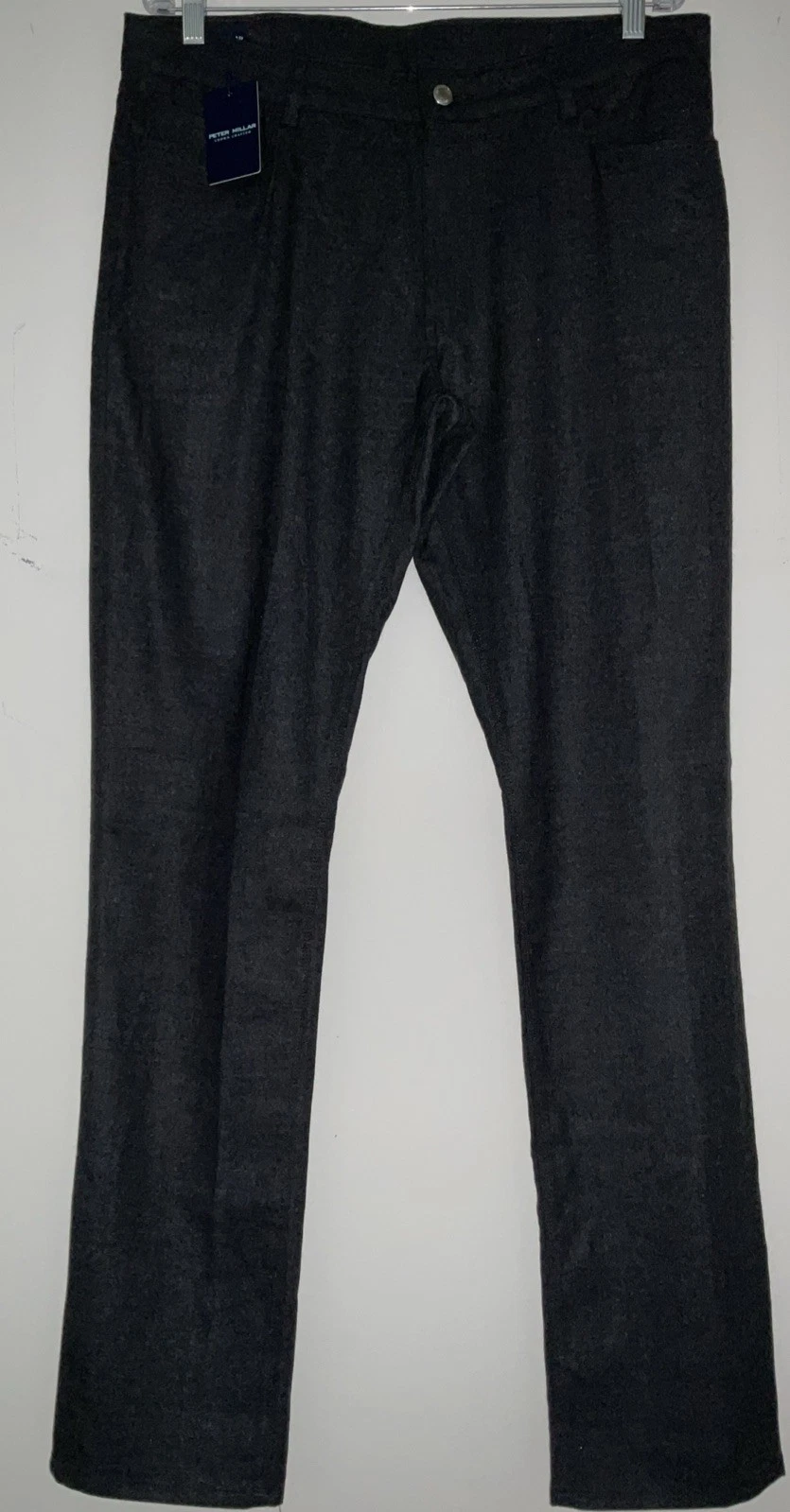 Peter Millar Crown Crafted Excursionist Flex Merino Wool Pants Charco Gray 36x34