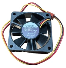 Sunon KD1206PHB1 P/N TM  60mm x 15mm DC12V  Server Cooling Fan 3-Pin
