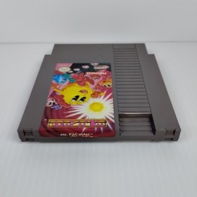 Ms. Pac-Man Namco (Nintendo NES) Authentic Cart - Tested - Free Shipping 