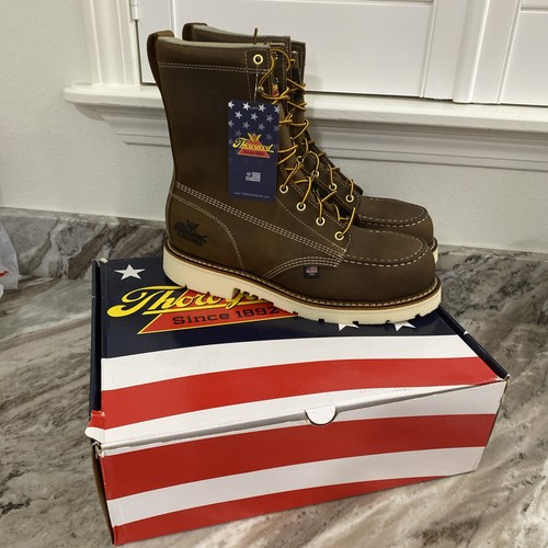 Thorogood 8" American Heritage MOC Steel Toe Boot [804-4378] MADE IN USA - Afbeelding 2 van 10
