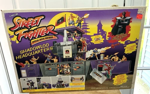 1993 Hasbro Street Fighter Shadowloo Headquarters Movie Fortress GI Joe  NRFB