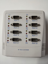 VSCOM PCI 8-Port Serial Card w/Breakout Box DB-9 16950 UART