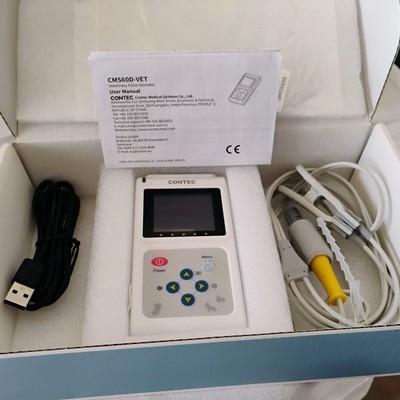 CONTEC CMS60D-VET Handheld Veterinary Pulse Oximeter with Adult Finger Probe