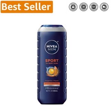 Sport 3-in-1 Body Wash 16.9 Fl Oz - Revitalizing Tangerine & Pepper Scent 1.01 per gallon