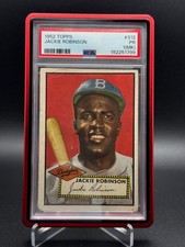 1952 Topps Jackie Robinson #312 PSA 1 (MK) NICE COPY