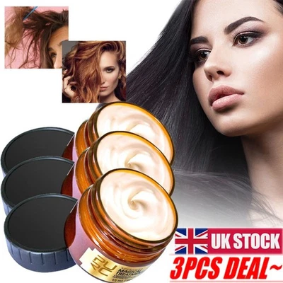 PURC 3PCS Magical Keratin Hair Treatment Mask 5 Seconds Repairs Damage Deep Hair Root