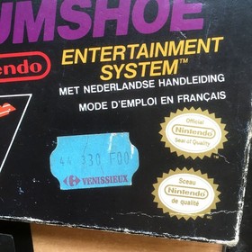 GUMSHOE COMPLET BO&Icirc;TE NOTICE NINTENDO NES PAL B FAH (FR) CIB OVP - &Eacute;tat Moyen