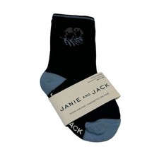 Janie and Jack Boy  s Elephant Dress Socks Size 6-12M