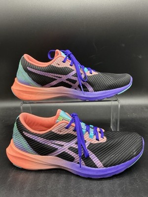 Asics Versablast Lightweight Womens Size 9 Black Purple Running Shoes 1012A985