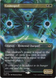 Cosmogoyf (Borderless) #313 Edge of Eternities MTG