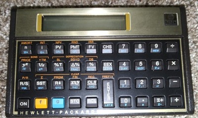 HP 12C Financial Calculator   120+ Functions: TVM, NPV, IRR, Amortization, Bond
