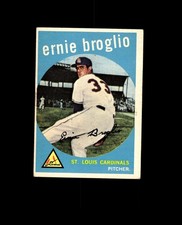 1959 Topps 296 Ernie Broglio RC VG-EX #D1,552489