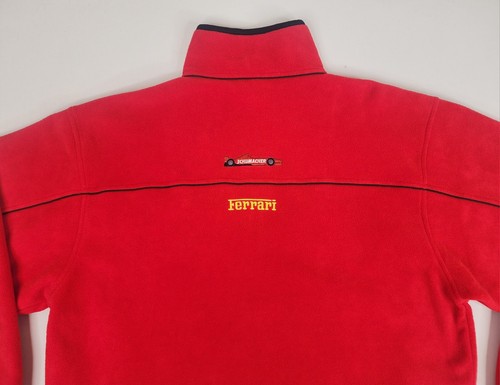 Mens XL 1999 Ferrari Michael Schumacher Racing Fleece Jacket F1 Official Product - Picture 10 of 20
