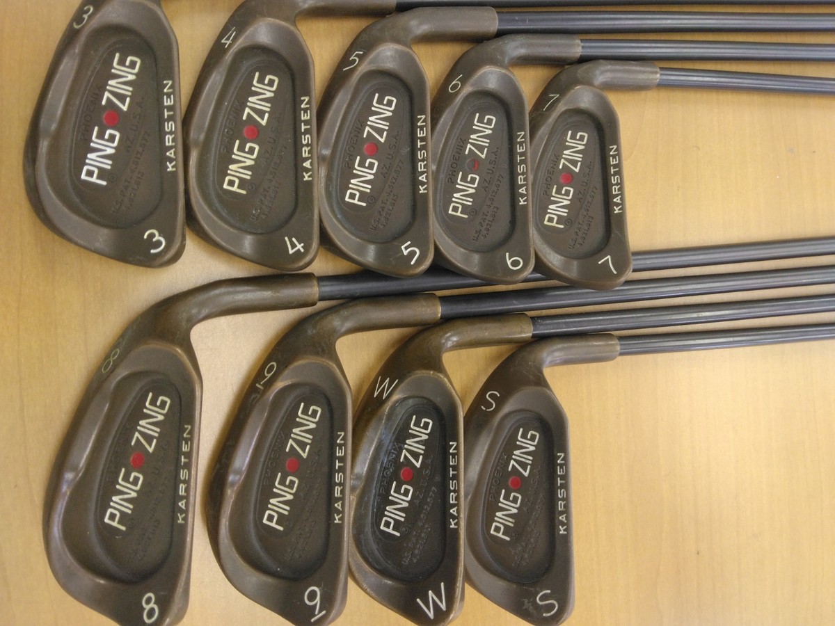 クラブ PING ZING BERYLLIUM COPPER IRON 3-9W.S Ping] Zing Iron Beryllium Copper 3-w 9pcs Iron Set Rare Set